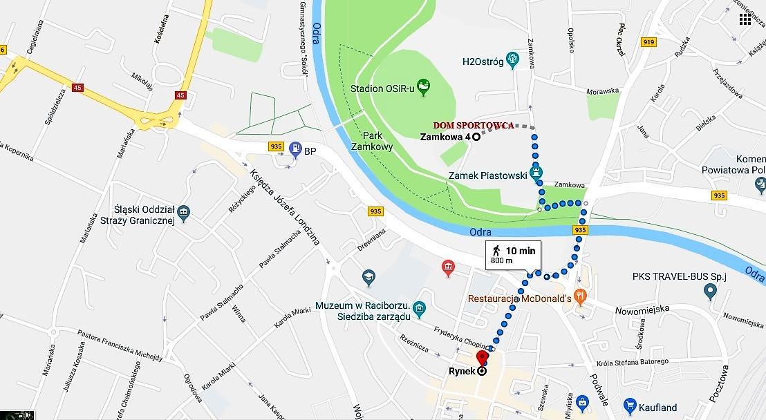 Dom Sportowca Bed & Breakfast Raciborz Ngoại thất bức ảnh